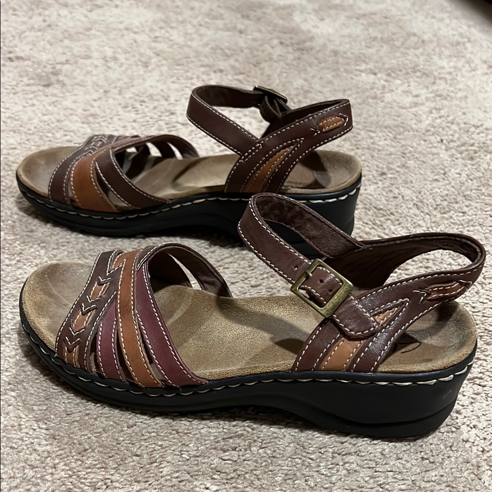 Clarks Leather Sandals